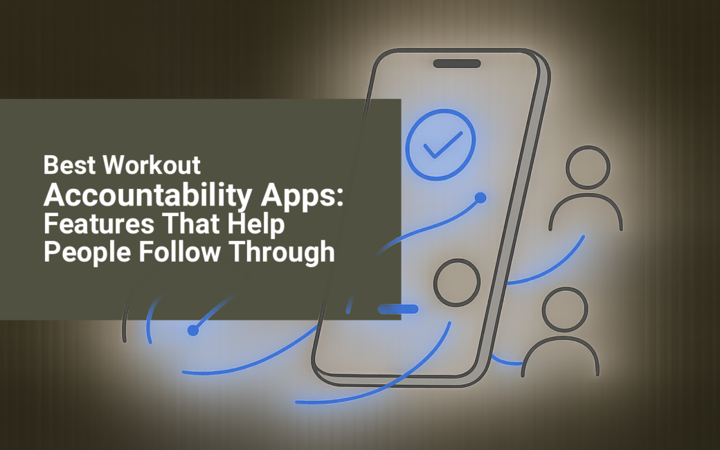 Exerciser, friend and trainer connected through a workout accountability app